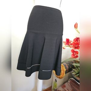 Oscar De La Renta Pleated  Skirt